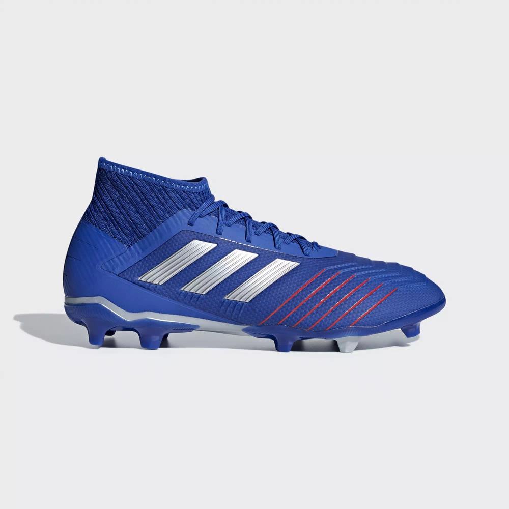 Adidas Predator 19.2 Firm Ground Tacos de Futbol Azules Para Hombre (MX-19774)